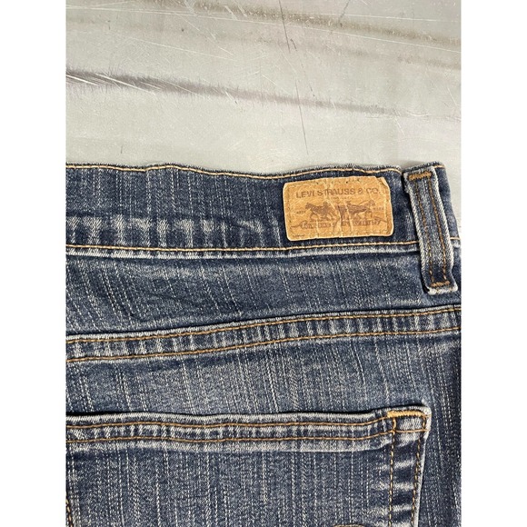 VTG Levis‎ 512 Jeans Slimming Straight Womens 14M 32X31 Blue Medium Wash Denim - Picture 13 of 14